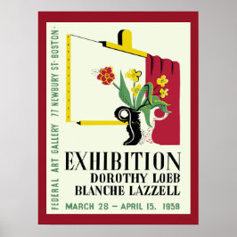 American Women Painters Exhibition Poster