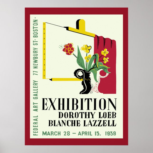 American Women Painters Exhibition Poster (Framsidan)