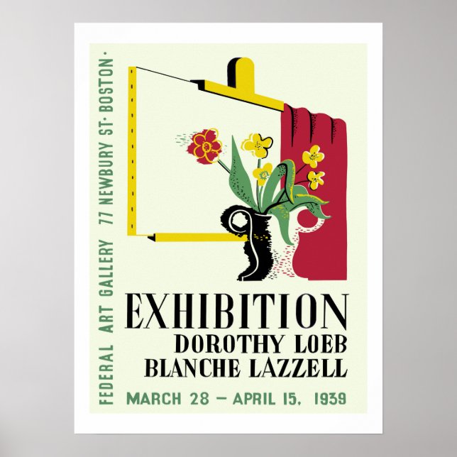 American Women Painters Exhibition Poster (Framsidan)