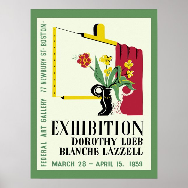American Women Painters Exhibition Poster (Framsidan)