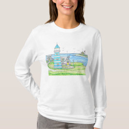 Americana 2 Lighthouse Långärmad Tshirt T Shirt