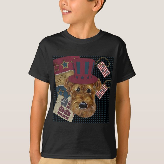 AMERICANA AIREDALE T-SHIRT (Framsida)