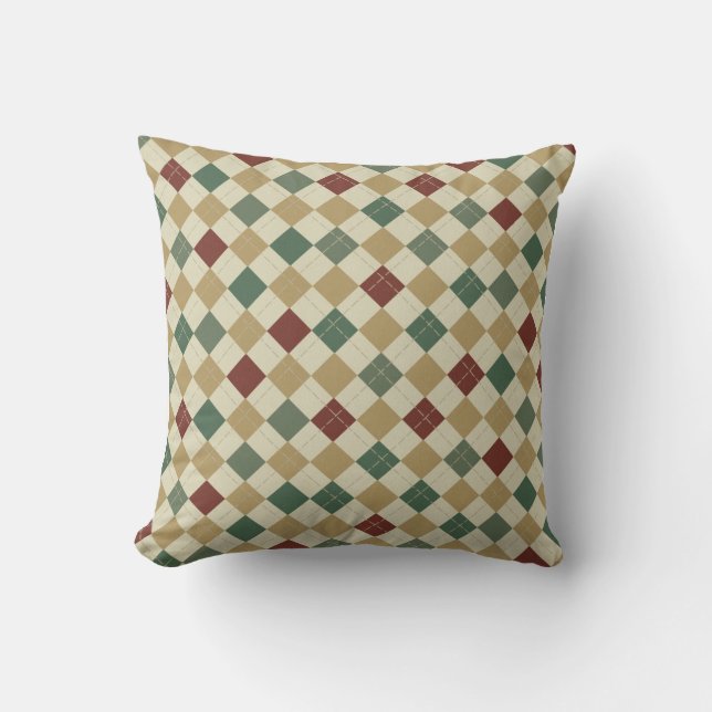 Americana Argyle American MOJO Pillow Kudde (Framsida)