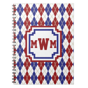 Americana Argyle Anteckningsbok