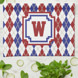 Americana Argyle Kitchen Towel Kökshandduk