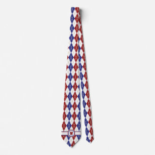 Americana Argyle manar Tie för nacke Slips