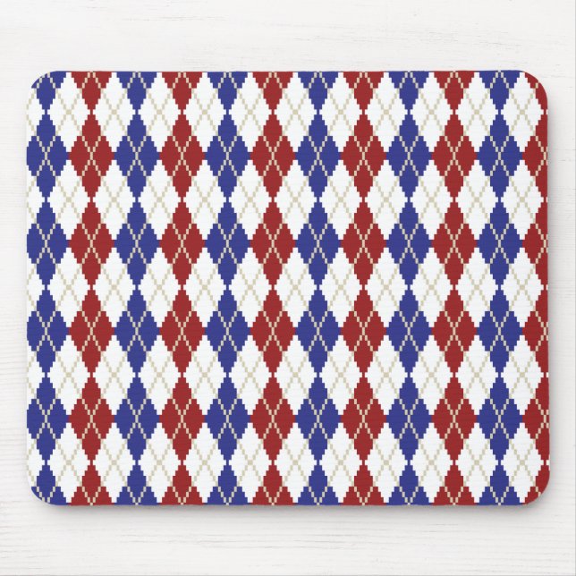 Americana Argyle Mousepad Musmatta (Framsidan)