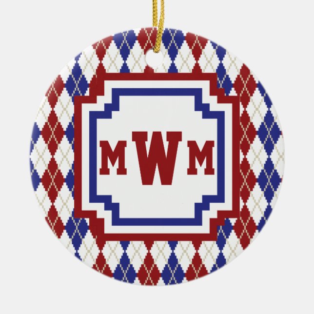 Americana Argyle Ornament (Framsidan)