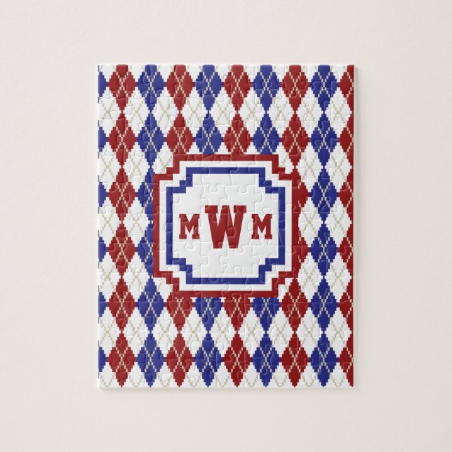 Americana Argyle-pussel Pussel (Vertikal)