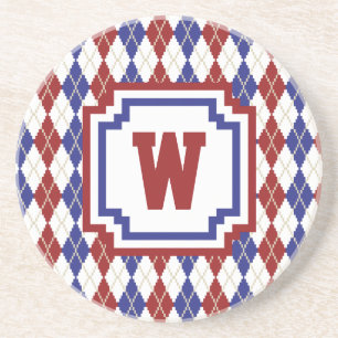 Americana Argyle Sandstens Coaster Underlägg Sandsten