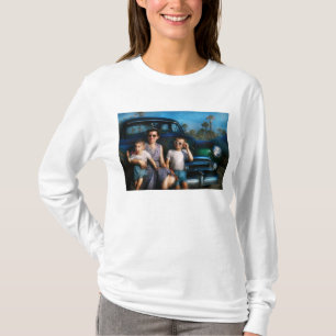 Americana - Bil - Den klassiska amerikanska semest T Shirt