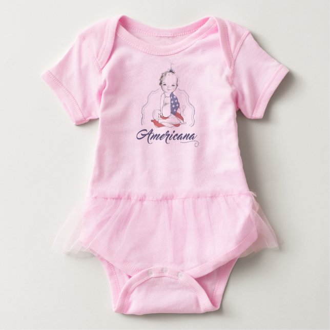 Americana Bodydräkt Tutu II T Shirt (Framsida)