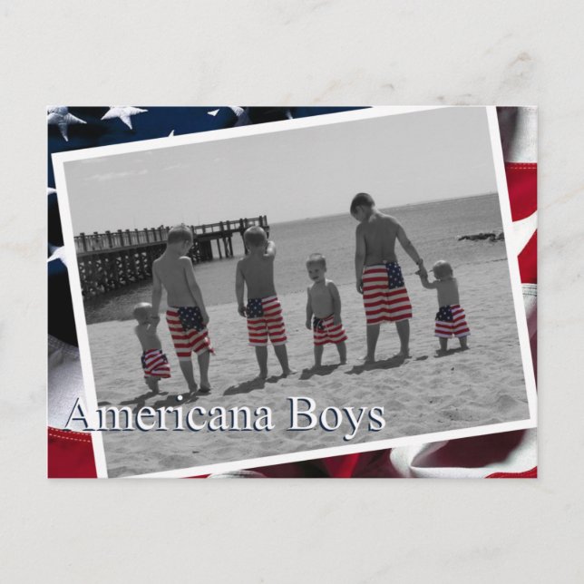 Americana Boys 2 Vykort (Framsida)