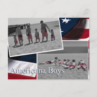 Americana Boys Vykort