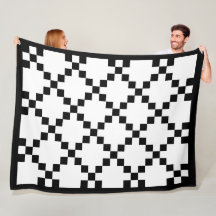 Americana Buffalo Check Quilt Party Fleece Blanket