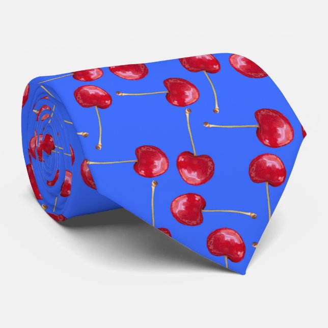 Americana Cherries Blue Background Slips (Rullad)