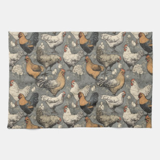 Americana Chicken Kitchen Towels Kökshandduk