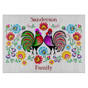 Americana färgrik tupp