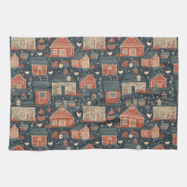 Americana Farmhouse Kitchen Towels Kökshandduk