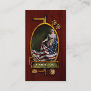 Americana - Flagga - Amerikanska flaggan föds 1915 Visitkort