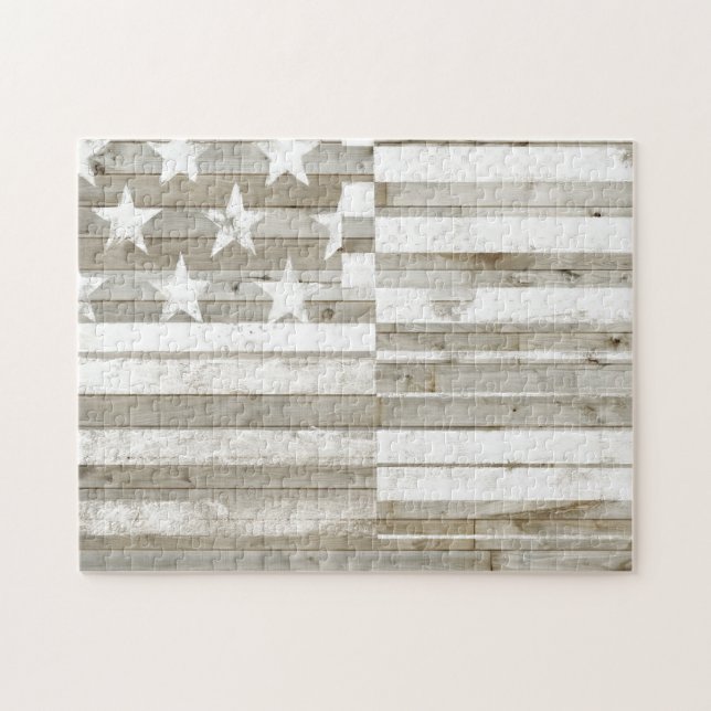 Americana Flagga Pussel (Horisontell)