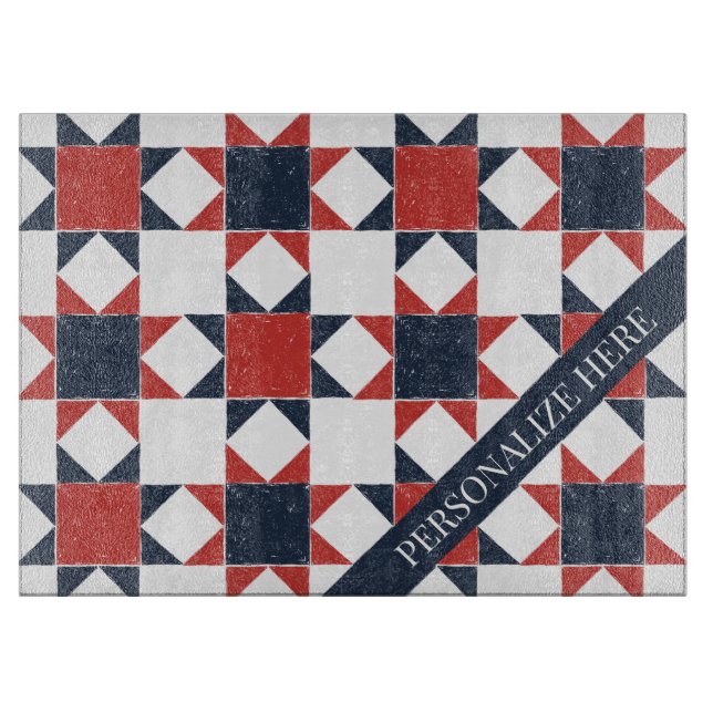 Americana Folk Art Star Quilt Pattern Recipe (Framsidan)