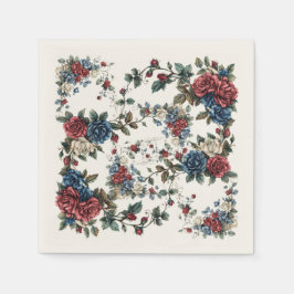 Americana Garden Patriot Rosor Pappersservett