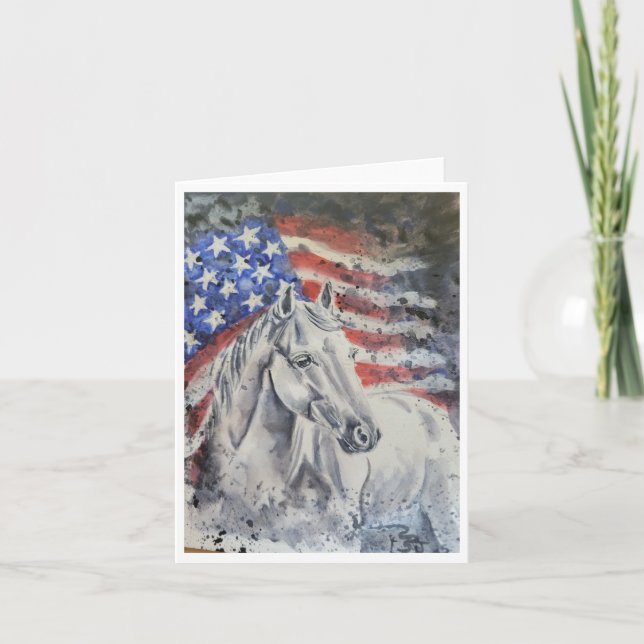 Americana-häst av Sherry  Kort (Framsida)