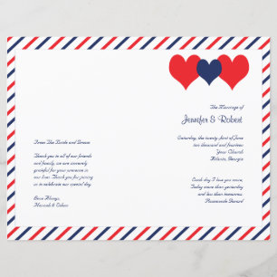 Americana Hearts Bröllopsprogram