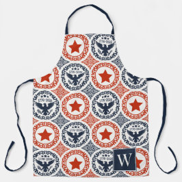 Americana Heritage Eagle Emblem Monogram