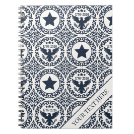 Americana Heritage Eagle Medaljong (Navy Cream) Anteckningsbok