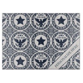 Americana Heritage Eagle Medallion (Navy Cream)