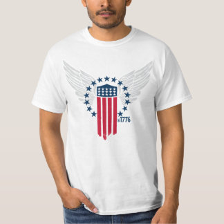 Americana högväxt flagga tee