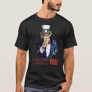 Americana, jag vill ha dig, farbror Sam Vintage Ro T Shirt