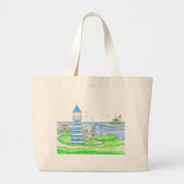 Americana Jumbo Tote Bag Jumbo Tygkasse