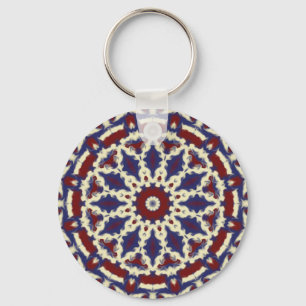 Americana Kaleidoscope Nyckelring