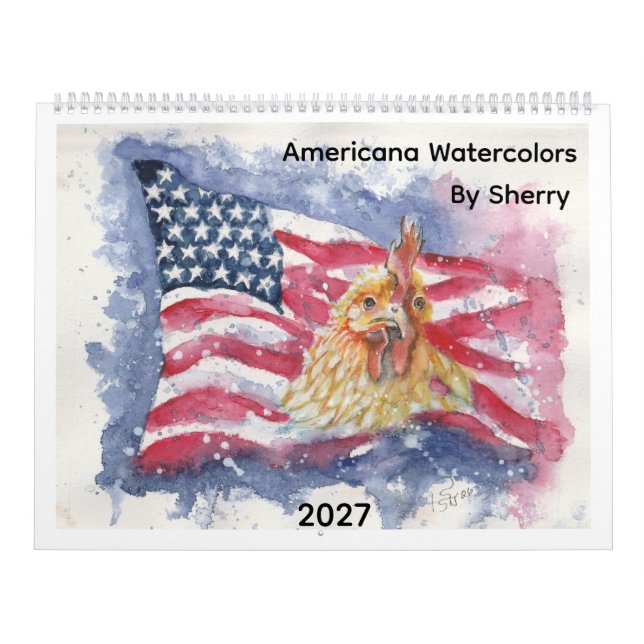 Americana-kalender av Sherry Jarvis Kalender (Omslag)