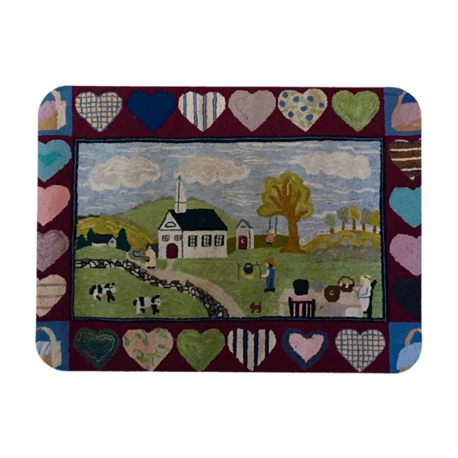 Americana Land Hooking Matta Magnet (Horisontell)