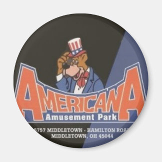 Americana Lesourdesville Amusement Park Monroe OH Magnet