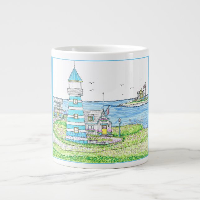 Americana Lighthouse Jumbo Mugg (Framsidan)
