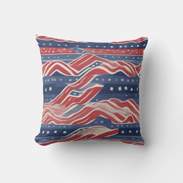 Americana Mönster Kudde (Framsida)