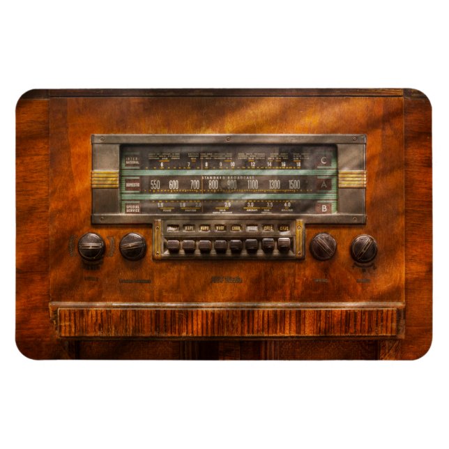 Americana - Radio - Kom ihåg hur radion var Magnet (Horisontell)