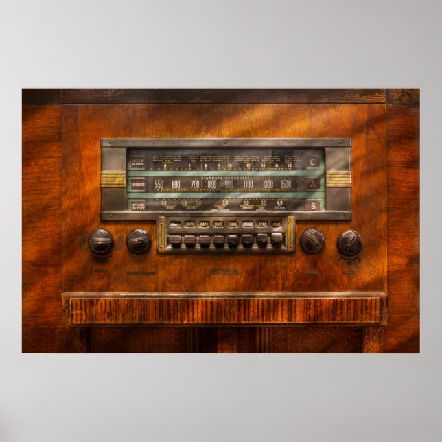Americana - Radio - Kom ihåg hur radion var Poster (Framsidan)