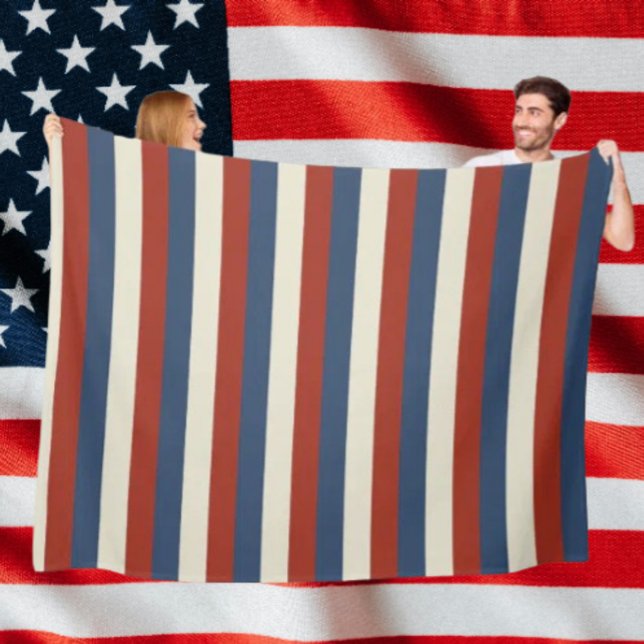 Americana Rand - Mysigt Fleece Blanket (Skapare uppladdad)