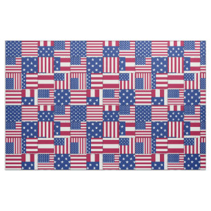 Americana Red White och Blue Tyg