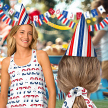Americana Röd Vit Blå Stjärnor & Ränder