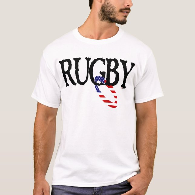 Americana Rugby - Tee Shirt (Framsida)
