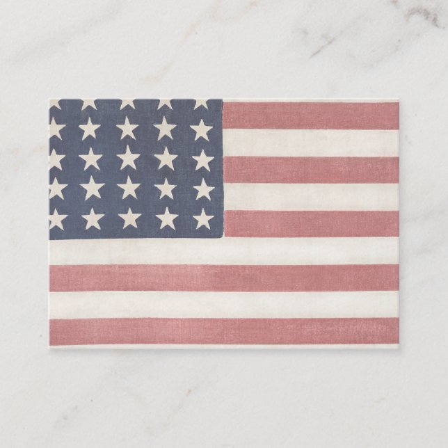 Americana Rustic American Flagga Tilläggskort (Framsida)