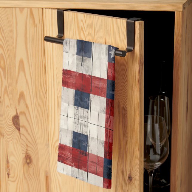 Americana Rutigt Köksduk Kökshandduk (Thirds Fold)