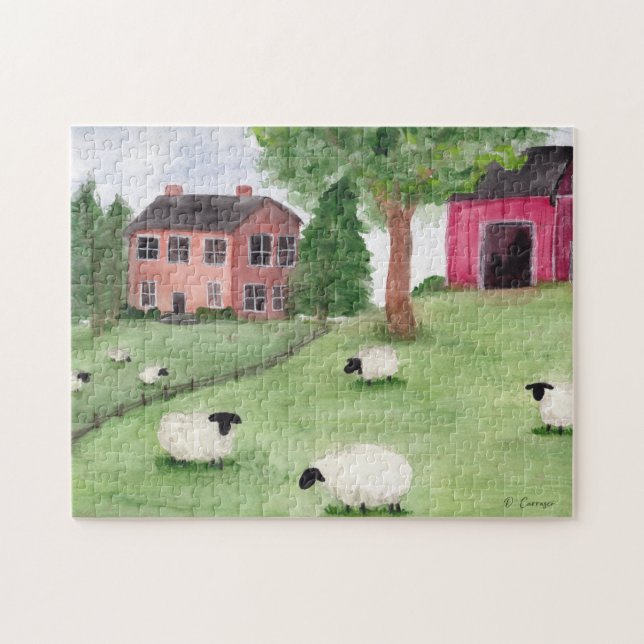 Americana Sheep Farm Pussel (Horisontell)
